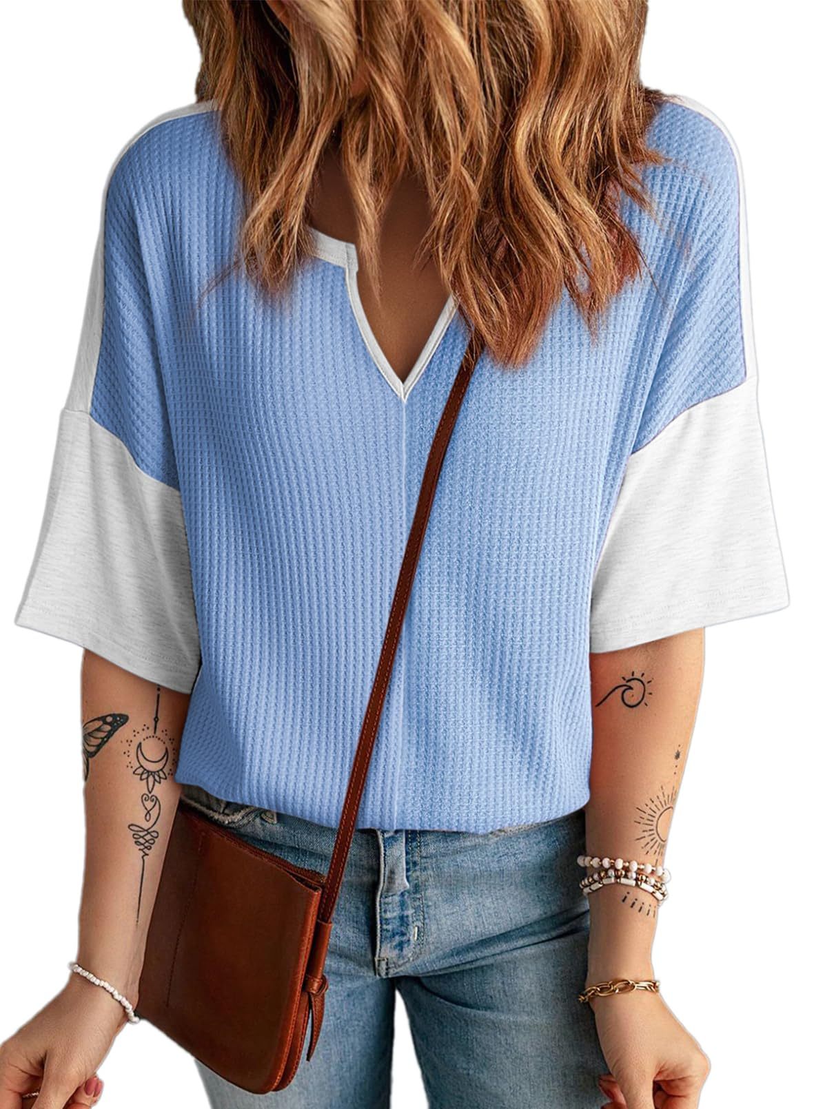Pull à manches mi-longues et duveteux