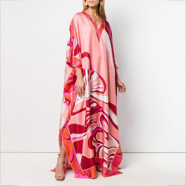 Robe ample et décontractée, jupe longue