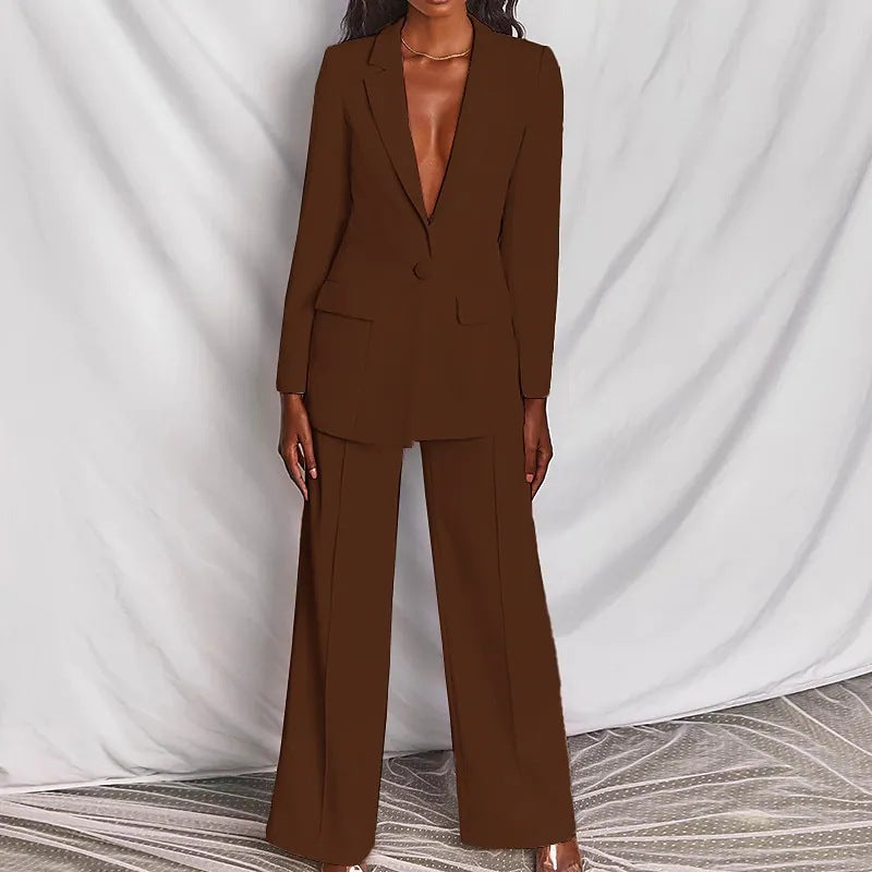 Ensemble 2 pièces élégant, blazer . classique