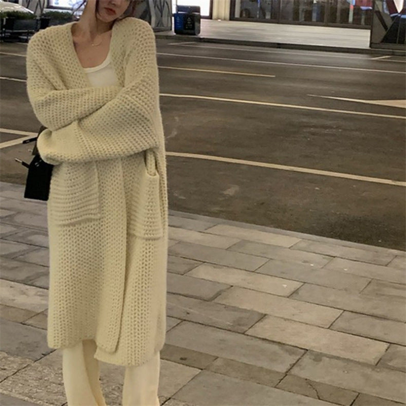 Manteau cardigan d'automne et d'hiver