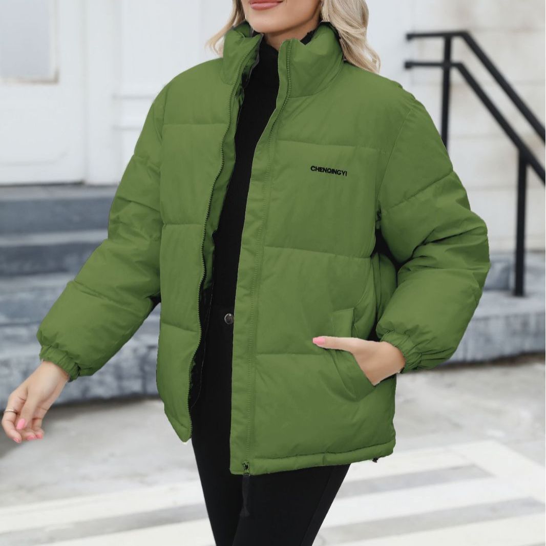 Veste d'hiver décontracté coupe-vent en coton