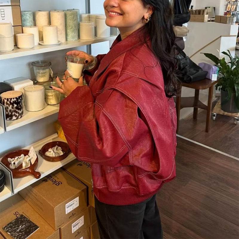 Veste en cuir