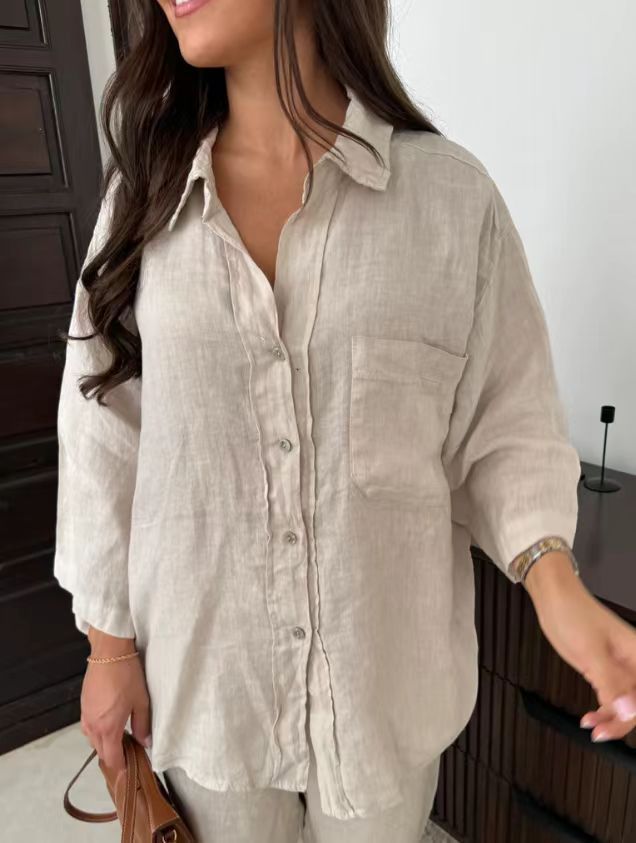 Chemise et pantalon en lin