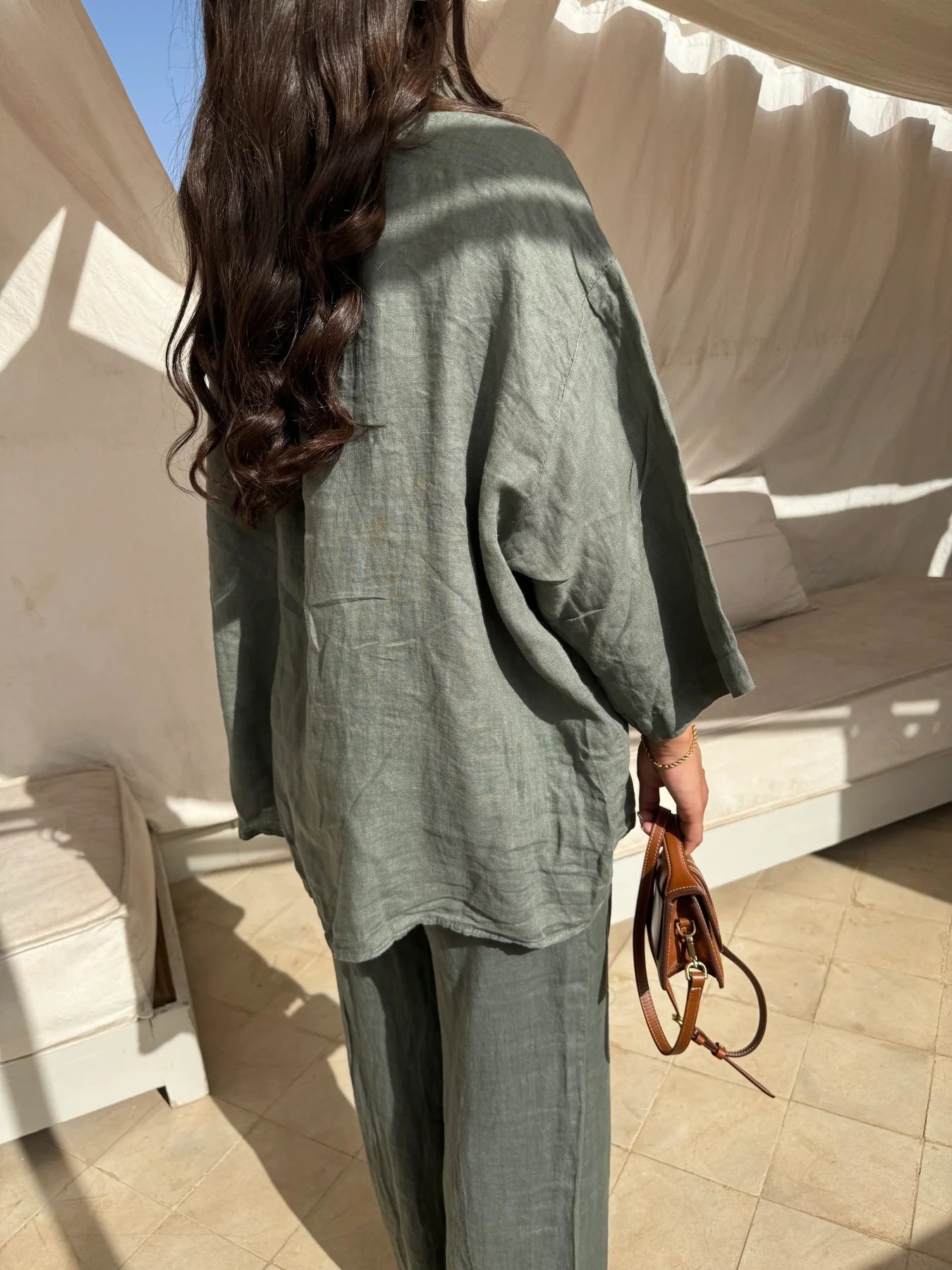 Chemise et pantalon en lin