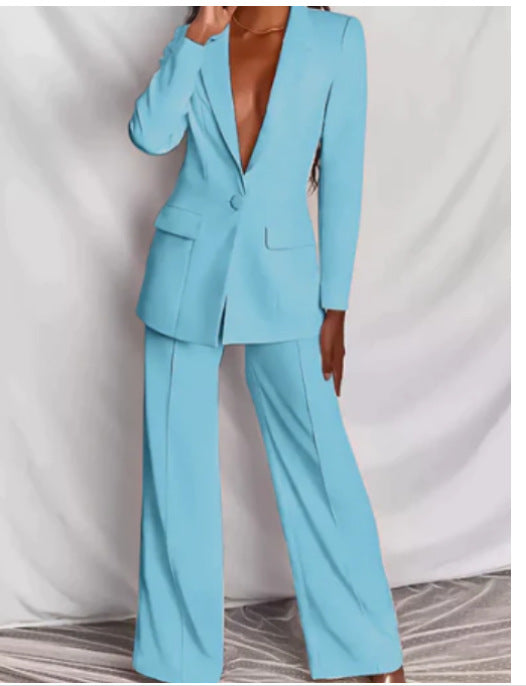 Ensemble 2 pièces élégant, blazer . classique