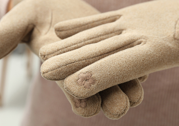 gants en peluche, chauds, agréables et résistants au froid