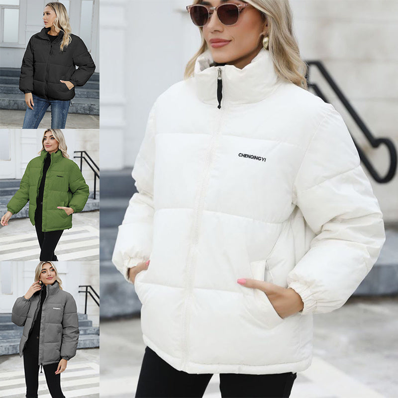 Veste d'hiver décontracté coupe-vent en coton
