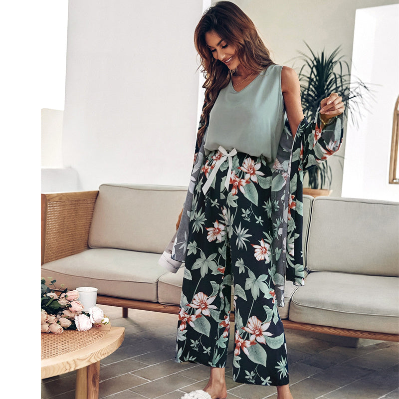 Ensemble pyjama floral