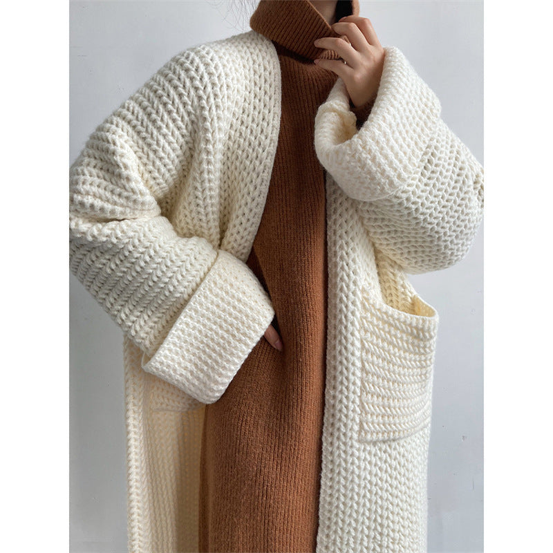 Manteau cardigan d'automne et d'hiver