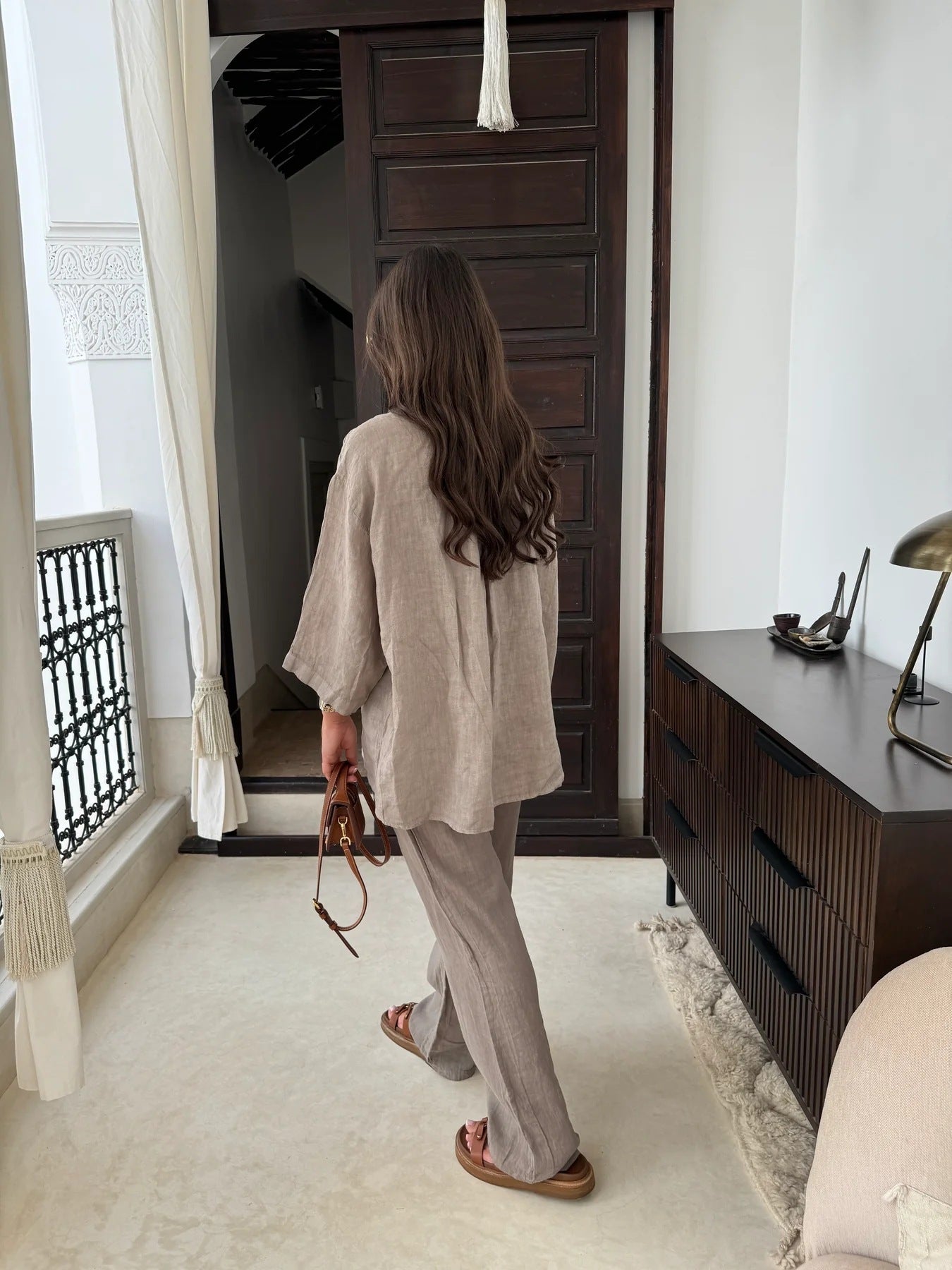 Chemise et pantalon en lin