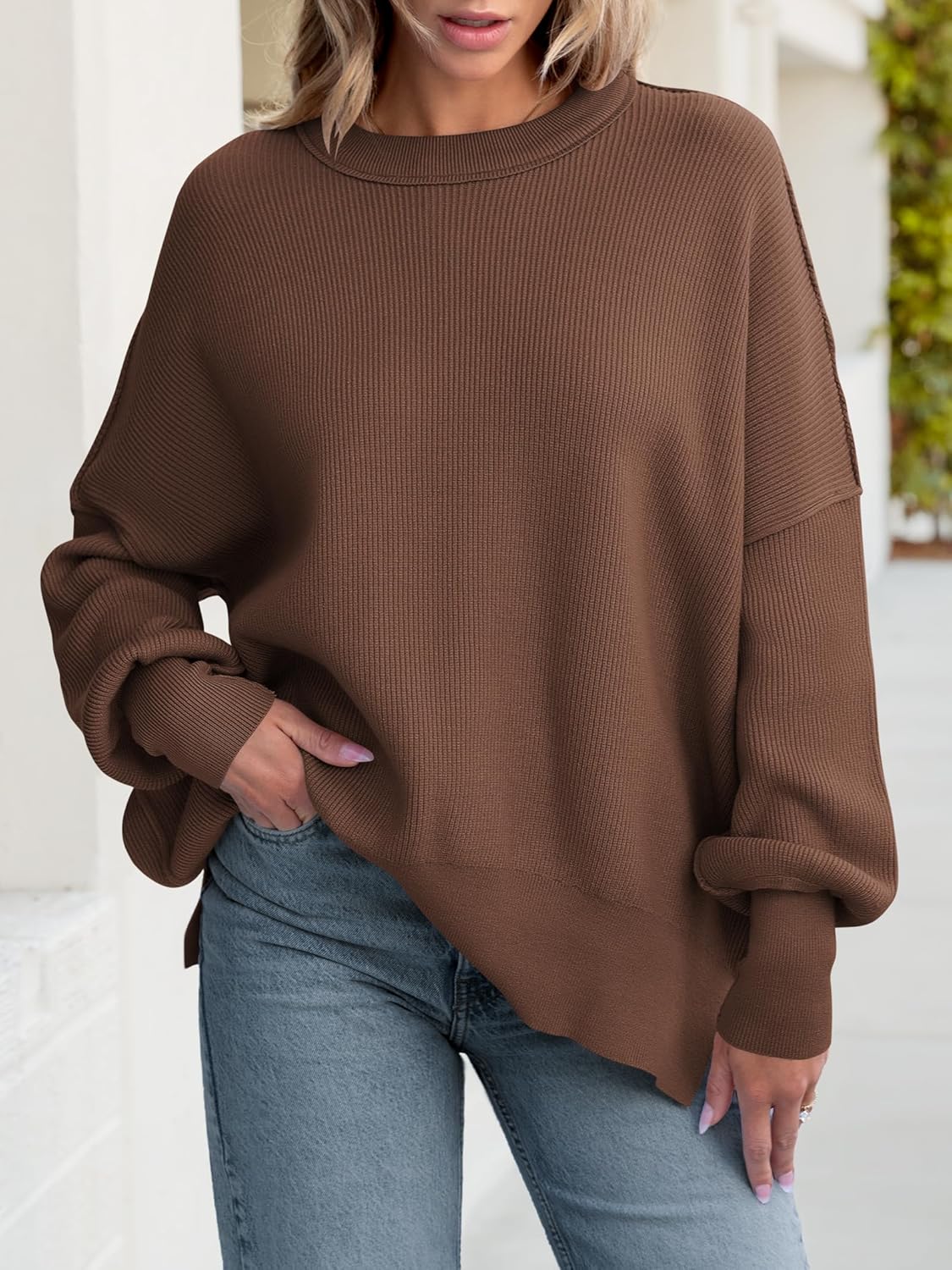 Violet sweater