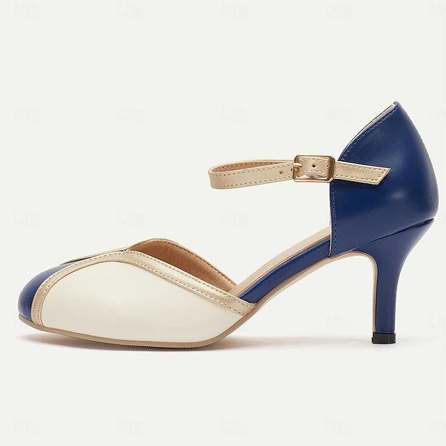 Sandales bout pointu, boucle, talons hauts