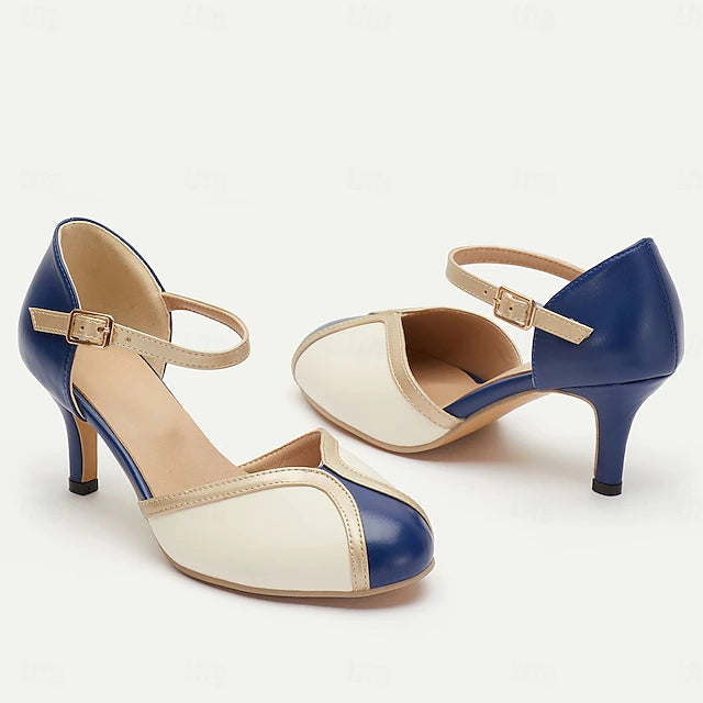 Sandales bout pointu, boucle, talons hauts