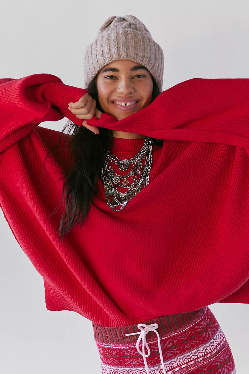 Violet sweater