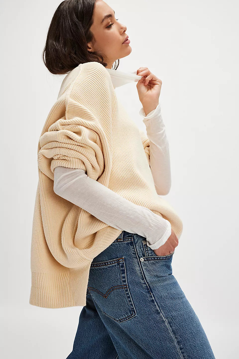 Violet sweater