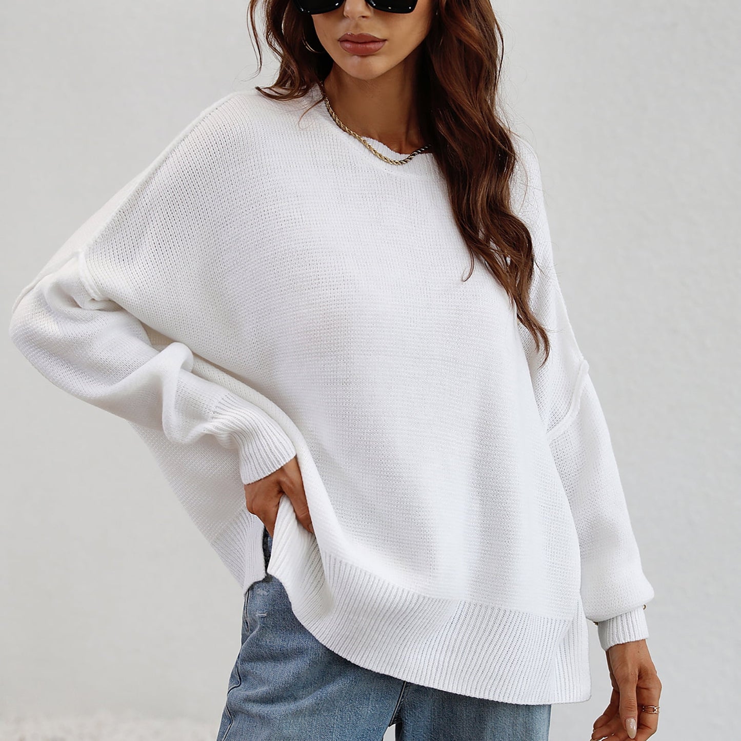 Violet sweater
