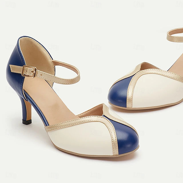 Sandales bout pointu, boucle, talons hauts