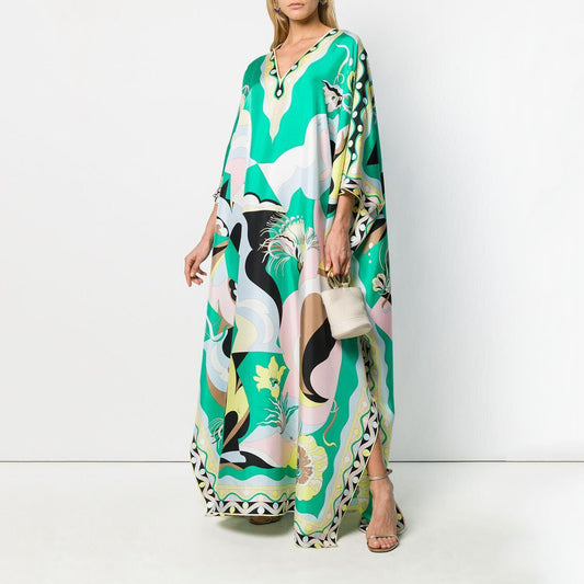 Robe ample et décontractée, jupe longue