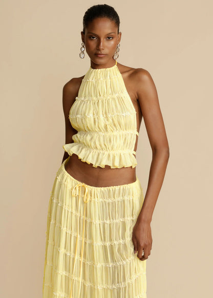 Ensemble 2 pièce robe sexy sans manches, dos nu
