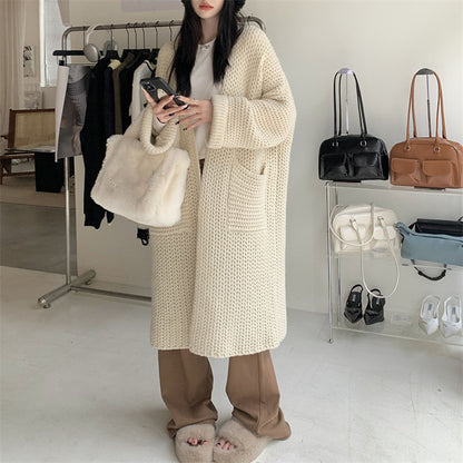 Manteau cardigan d'automne et d'hiver