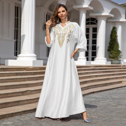 Robe brodée