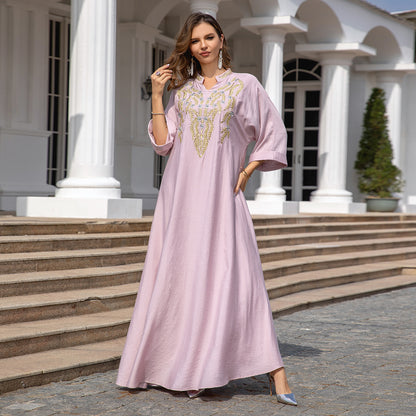 Robe brodée