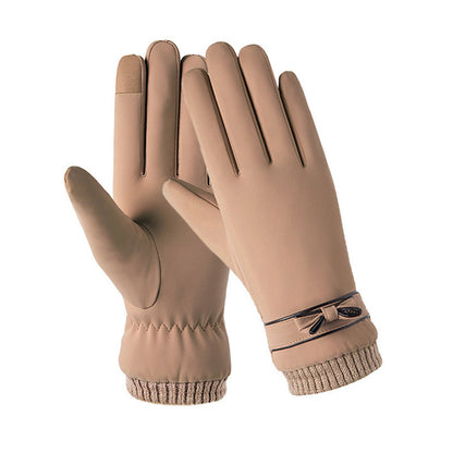 Gants d'hiver pour femme au toucher peau