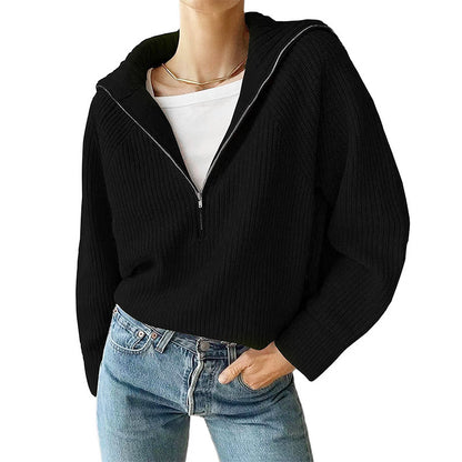 Pull demi-zip