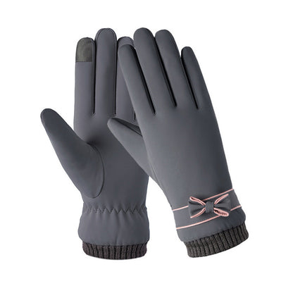 Gants d'hiver pour femme au toucher peau
