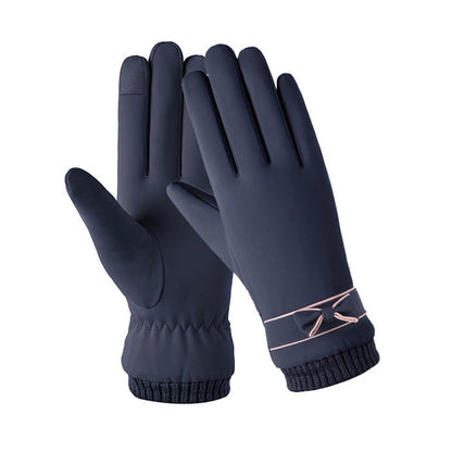 Gants d'hiver pour femme au toucher peau