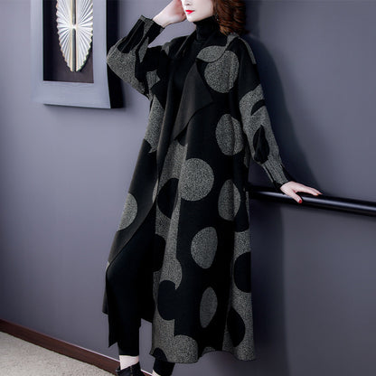 Manteau ample amincissant mi-long