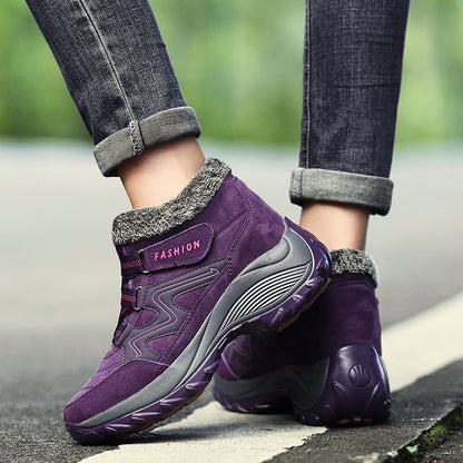 Chaussures de randonnée , en cuir véritable