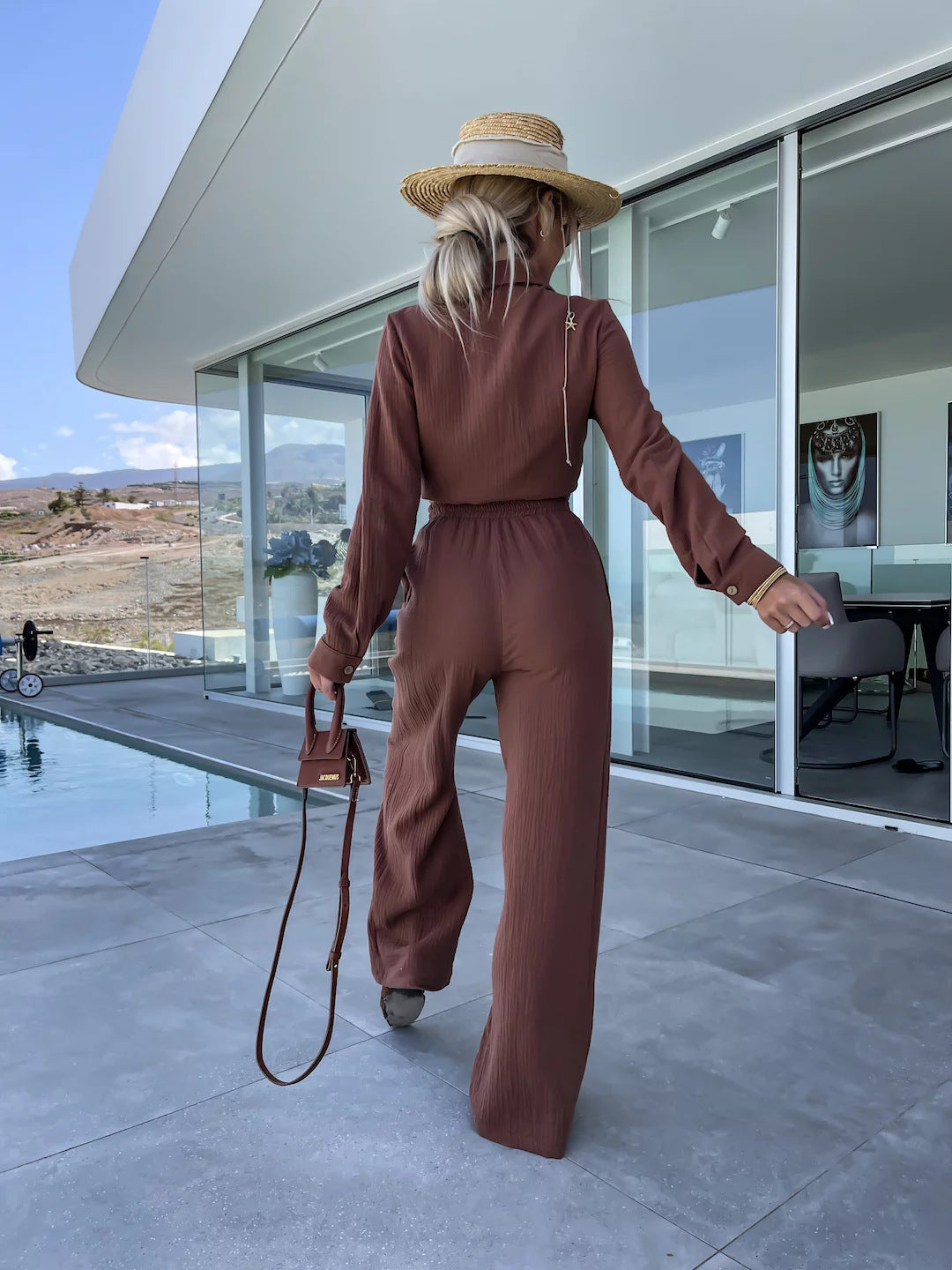 nova décontractée  avec Pantalon Droit