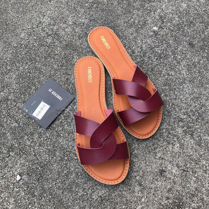 Sandale décontractés à talons plats