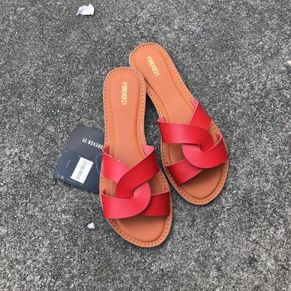 Sandale décontractés à talons plats