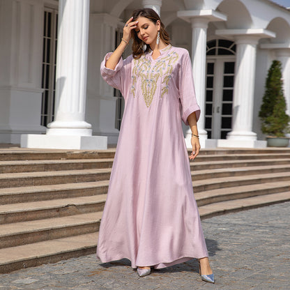 Robe brodée