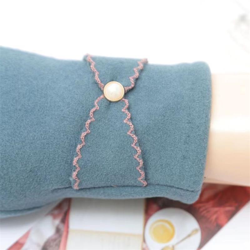 Gants en velours de daim