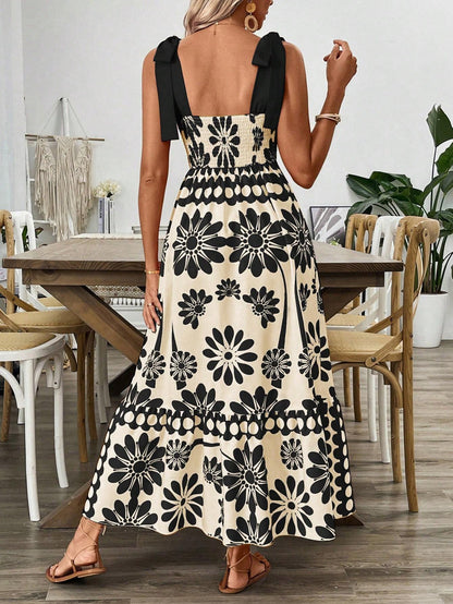 Robe décontractée à imprimé floral