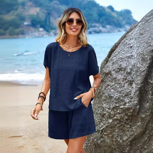 Ensemble short décontracté et confortable