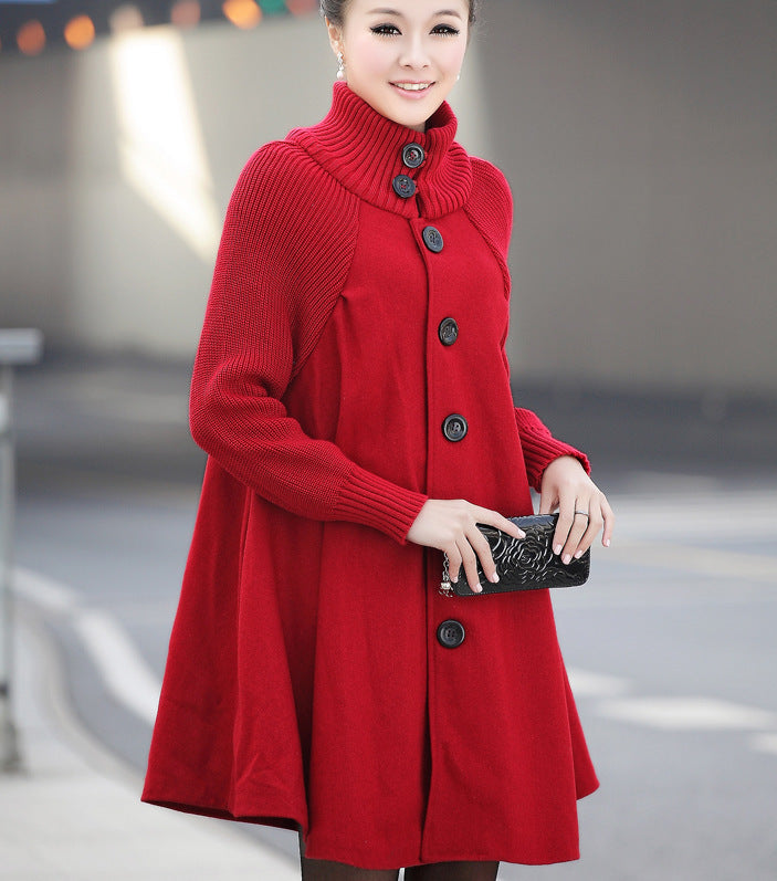Manteau Trench-coat mi-long à la mode pour
