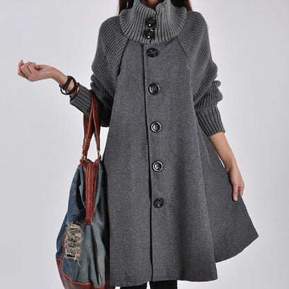 Manteau Trench-coat mi-long à la mode pour