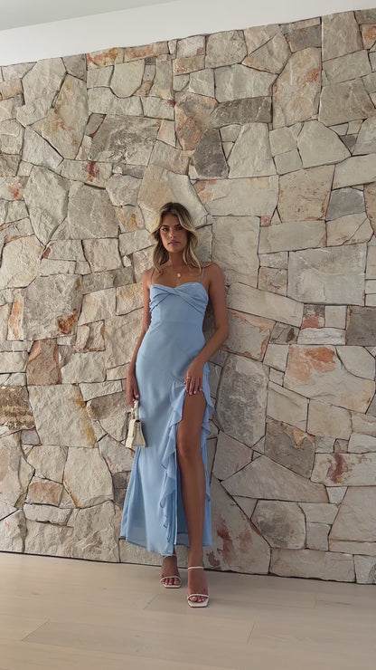 Robe romantique à bretelles
