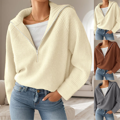 Pull demi-zip
