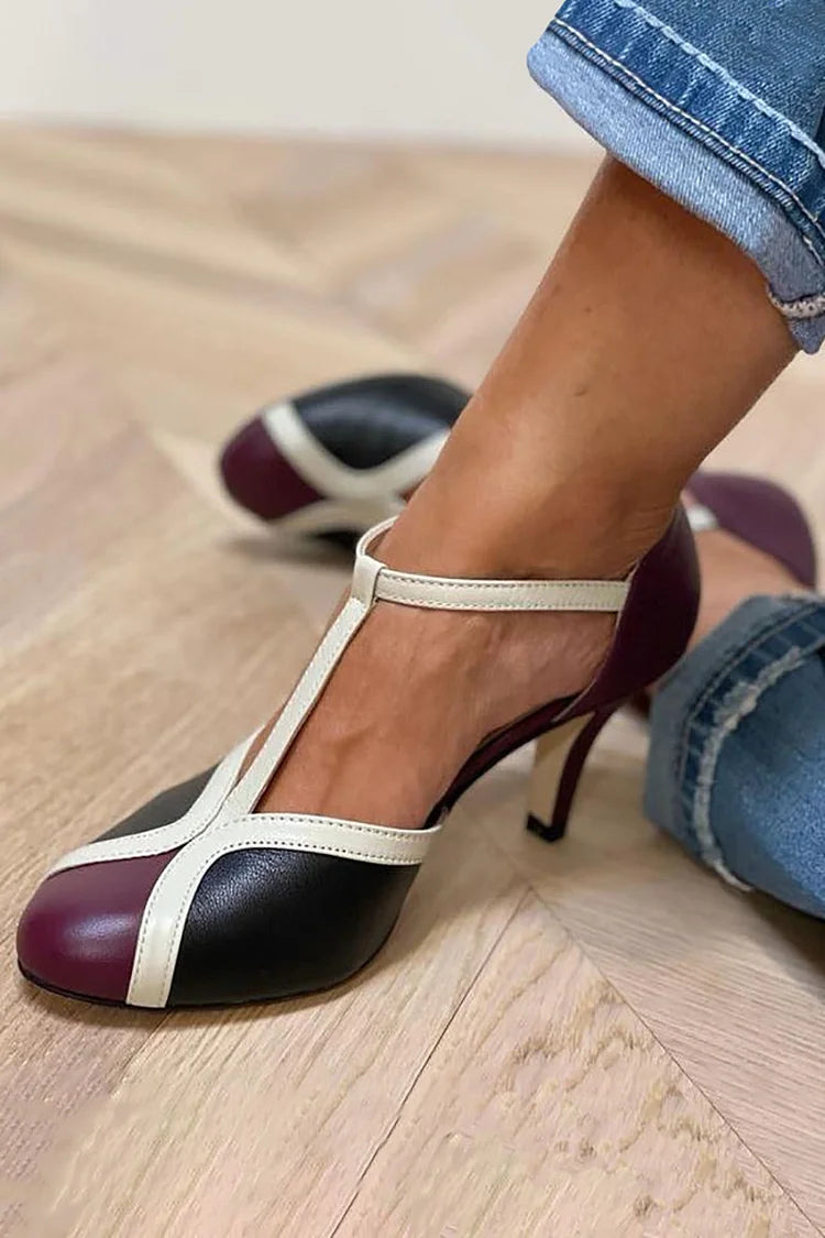 Sandales  bout pointu, boucle, talons hauts