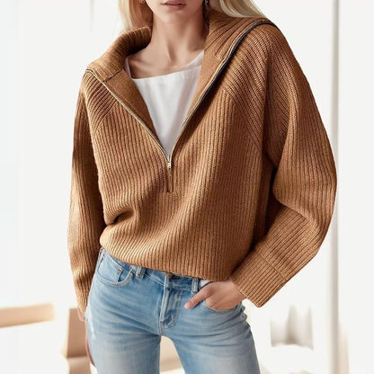 Pull demi-zip