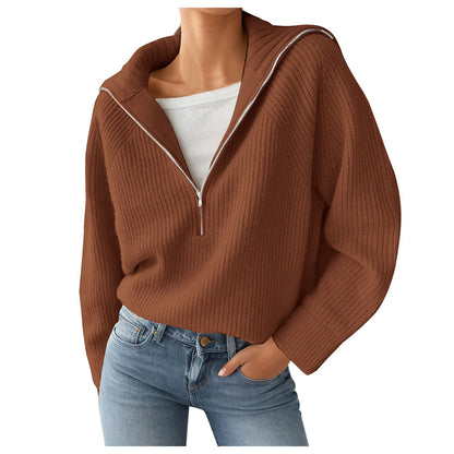 Pull demi-zip